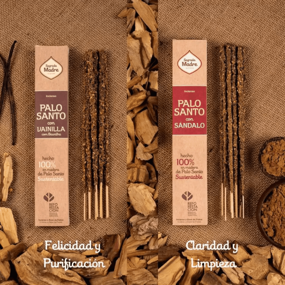 Sahumerio Palo Santo con Vainilla