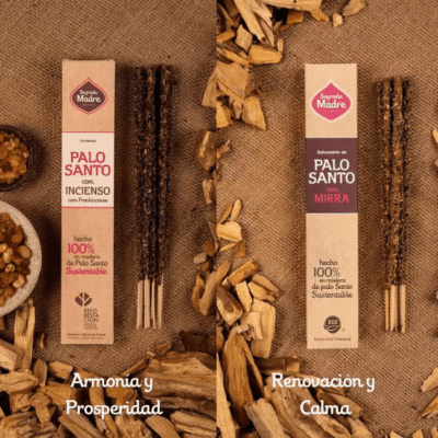 Sahumerio Palo Santo con Mirra