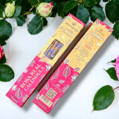 Sahumerio Orgánico Rosa Real Caléndula
